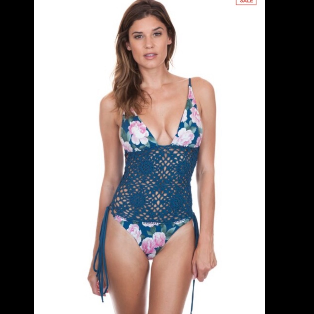 Frankie’s Bikinis Lilac One Piece